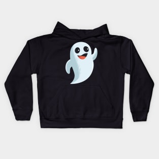 funny cute lovely ghost - Halloween costume Kids Hoodie